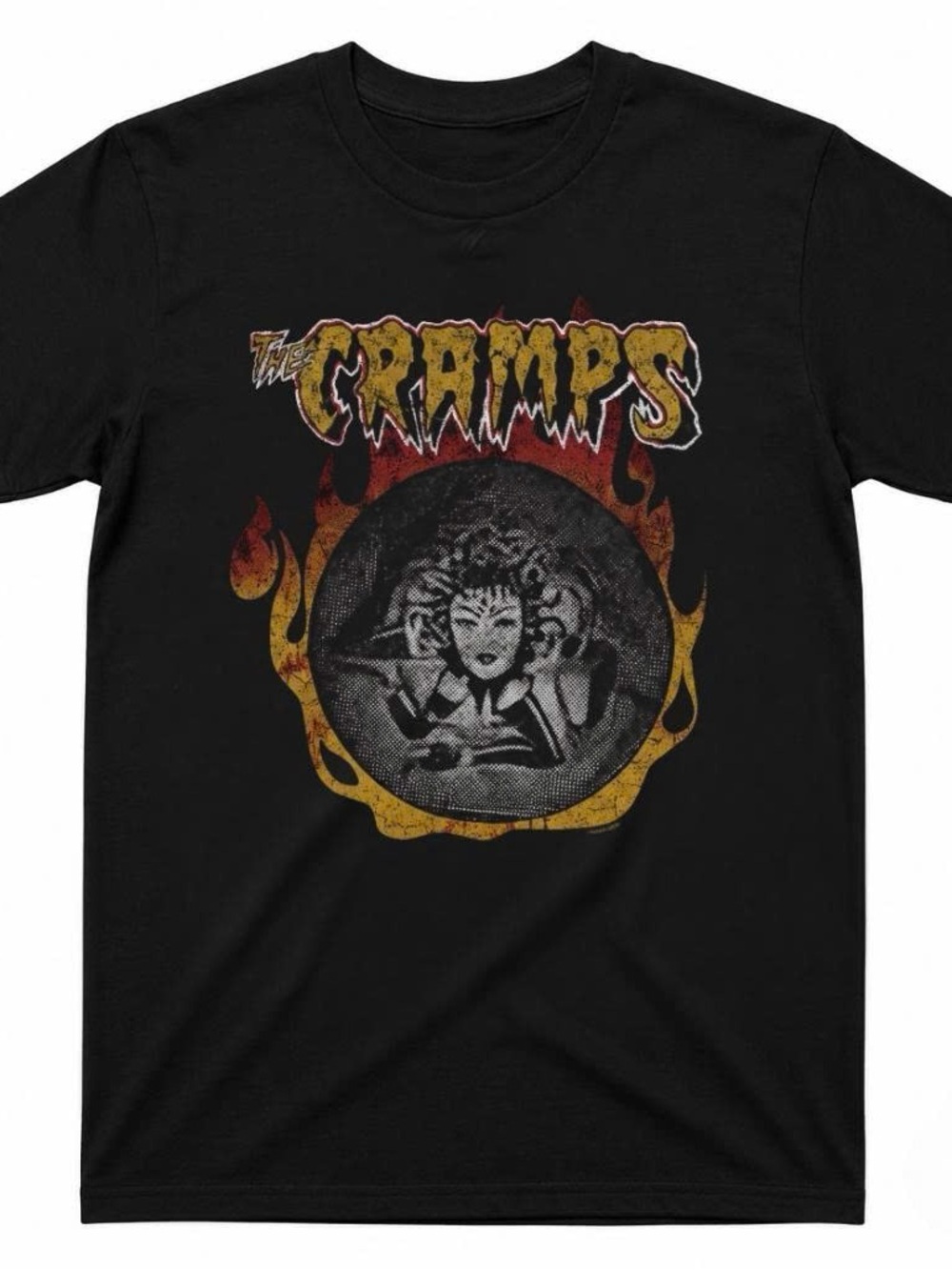 Gildan Shirt Black The Cramps Graphic Tee